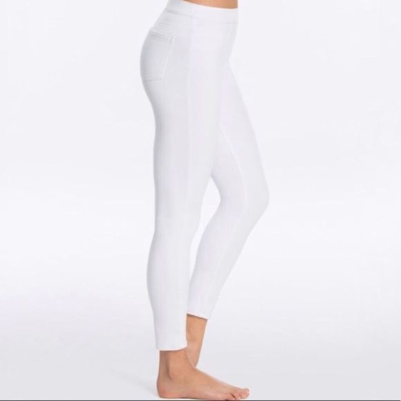 🆕SPANX White Jean-ish Leggings! New - Picture 2 of 4